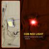COB+RED LED Camping Headlight USB Rechargeable Magnetism Waterproof Headlamp with Clip Torch Lantern for Outdoor Night Fishing
