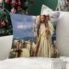 Onstthm Jesus Saving The Lost Lamb Pattern Pillowcase Office Living Room Home Pillowcase Car Ornaments tomodachi life