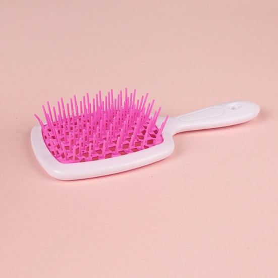 Detangling Hair Brush Hollow Ergonomic Handle Scalp Massage Women Girls Wet Dry Long Curly Fluffy Hair Styling Comb Hairdressing Tool