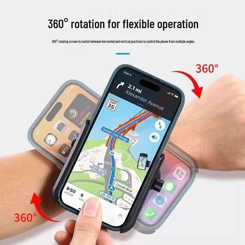 Wrist Bracket for Mobile Live Streaming and Navigation - Anti-Drop, Ideal for Outdoors and Running - Free Shipping