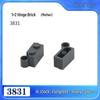 Совместимый с LEGO 3831 1x2 шарнирный кирпичик (женский)