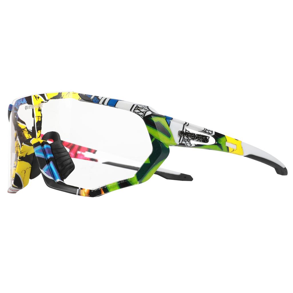 Queshark Photochromic Cycling Sunglasses MTB Sports Glasses Bicycle Goggles Mountain Bike Glasses Men's Women Cycling Eyewear