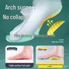 Спортивные стельки с поддержкой свода стопы, амортизирующие, с гелем, для коррекции плоскостопия и балансировки против скручивания