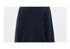 Unisex Navy Blue Jacket-Style Knit Cardigan - Japanese Niche, Autumn/Winter, Loose Fit, Round Neck Sweater Coat