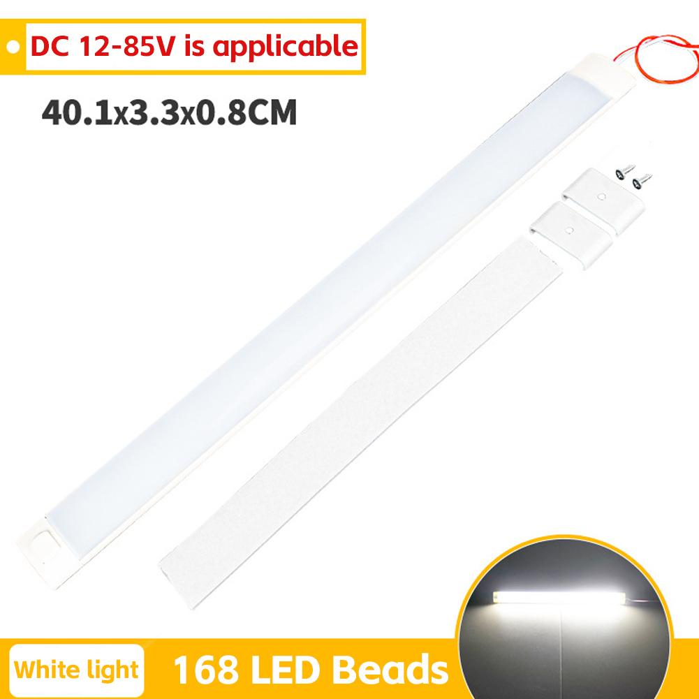 Световая полоса салона автомобиля с выключателем ВКЛ/ВЫКЛ для грузовика, автофургона, кемпера, лодки, каравана, автодома 120/168 светодиодов 12 В-85 В