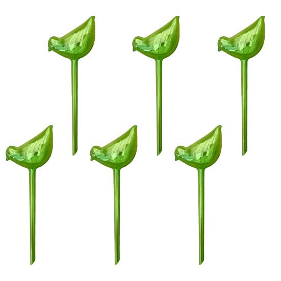 Автоматическая поливочная колба Дизайн птицы Самополивающиеся глобусы Вставка для посадки Поливочная колба для комнатных растений Уличные горшечные растения