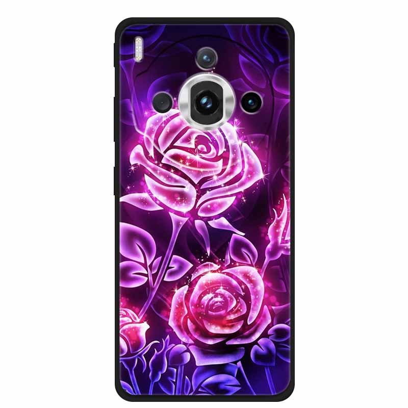Для ZTE nubia Z60S Pro 6.78" Чехол ТПУ Мягкий Черный Силикон Расписной Милый Кот Звездный Чехол для Nubia Z60S Pro Роскошные Животные Funda