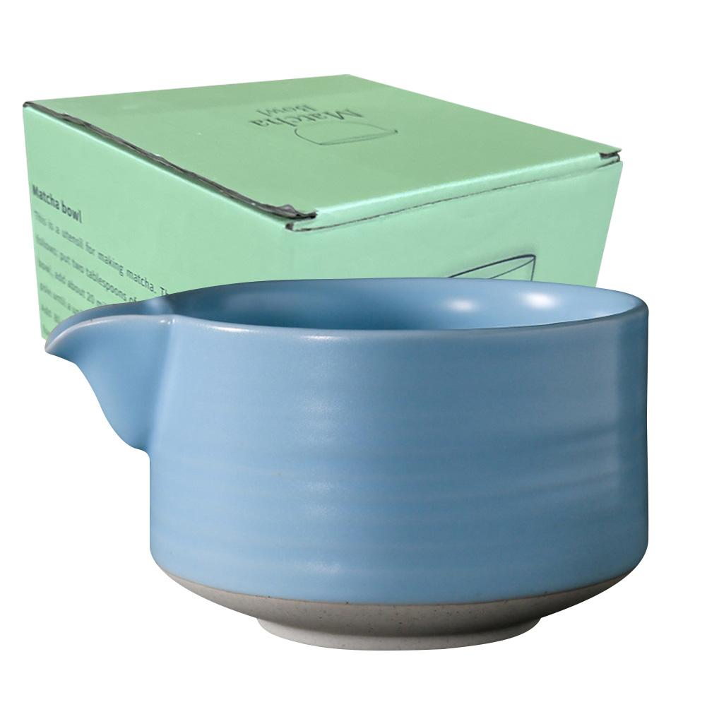430ml Traditional Ceramic Tea Matcha Bowl Durable Handmade Green Tea Maker Cup for Japanese Matcha Preparation Kitchen Supplies