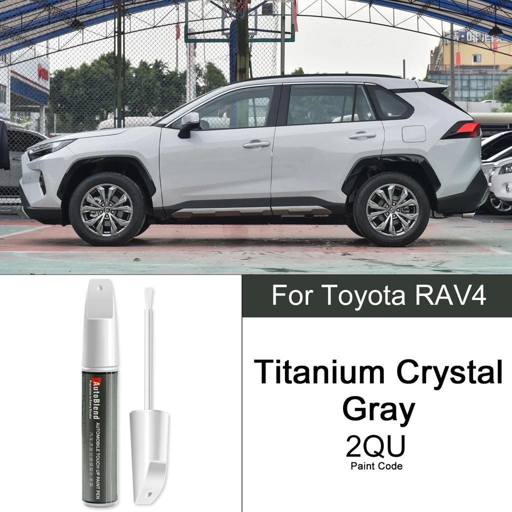 Ремонтный маркер для краски Toyota RAV4 Точное совпадение цвета Удаление царапин и маркер с прозрачным покрытием Для восстановления блеска и текстуры краски