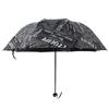 Creative Newspaper Triple Folding Umbrella Manual Umbrella Male Sunny Rainy Dual-use Umbrella UV Protection Sun Umbrella Female