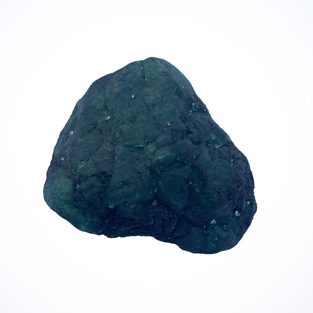Natural Green Emerald Loose Gemstone Rough 207.70 ct Uncut for Lapidary and Gem Collections