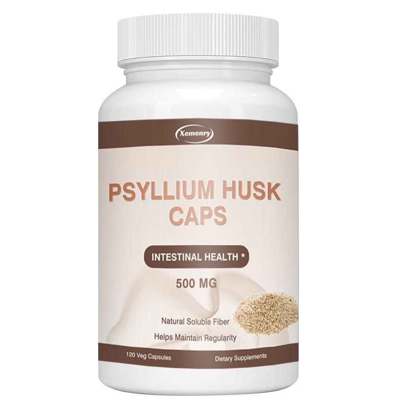 XEMENRY - Psyllium Husk Capsules - 500mg - Gut Health