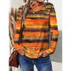 Women's T Shirt Daily Casual Long Sleeve Orange Spring Fall