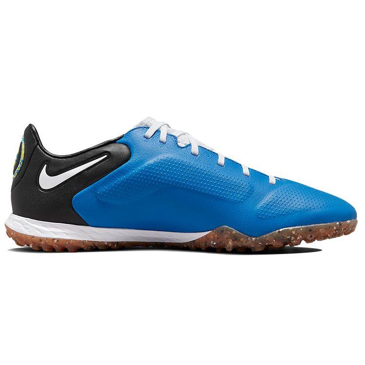 Nike React Tiempo Legend 9 Pro TF Light Photo Blue Gum Мужские кроссовки Lime-Glow Gum-Medium-Brown Black DA1192-403