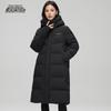 XueZhongFei Women's Long Hooded Winter Down Jacket