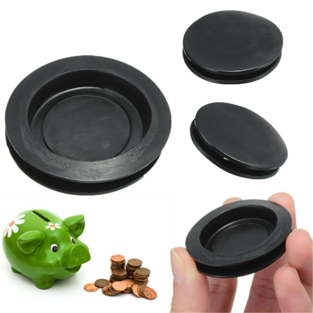Black Closure Plug Stopper Rubber Money Box Stopper High-quality Tank Sealing Stopper Piggy Bank