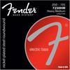 Струны для электробаса Fender 7250HM Комплект из 4 штук Никелированная сталь Длинная шкала .050-.105
