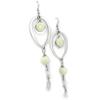 [G0445] - Silver Ivory 'Princesse Pop' Designer Earrings