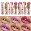 Pearlescent Lipstick Fine Glitter Moisturizing Silky Mermaid Girl Pink Long-Lasting Waterproof Lip Gloss Lip Makeup