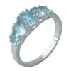 Nano Aquamarine Silver Ring (2011859)
