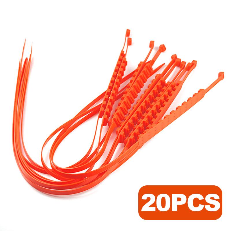 20 шт., противоскользящие цепи для снега, автомобильные зимние шины, цепи для колес, зимние уличные снежные шины, аварийные двойные канавки, противоскользящие цепи