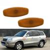 Передний боковой повторитель поворота на крыло для Hyundai Santa Fe 2001 2002 2003 2004 2005 2006 Фонарь указателя поворота на крыло