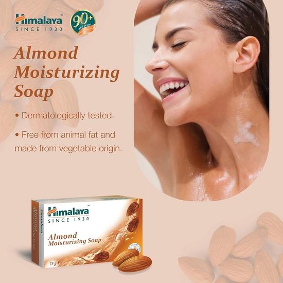 Himalaya Herbals Almond & Rose Soap, 75gm