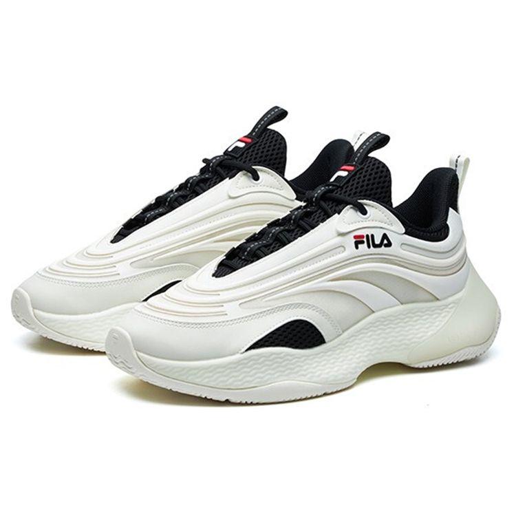 Fila Fusion Ray 2 Ткань Синтетическая кожа ТПУ Толстая подошва Ретро Амортизирующие Износостойкие Дышащие Низкие Папины кроссовки Мужская кроссовка T12M125201FWA