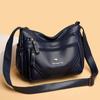Soft Leather Shoulder Bag for Women  Crossbody  Large Capacity  Luxury Tote  High-quality Designer
