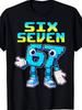 Унисекс Футболка с мемом 67 Six Seven 6 7 Итальянская
