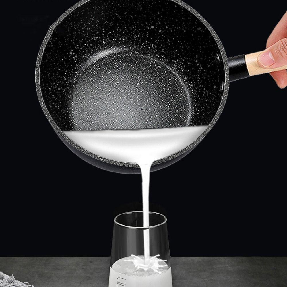 Японская кастрюля с деревянной ручкой, антипригарная, для супа, домашняя, для лапши, для общежития