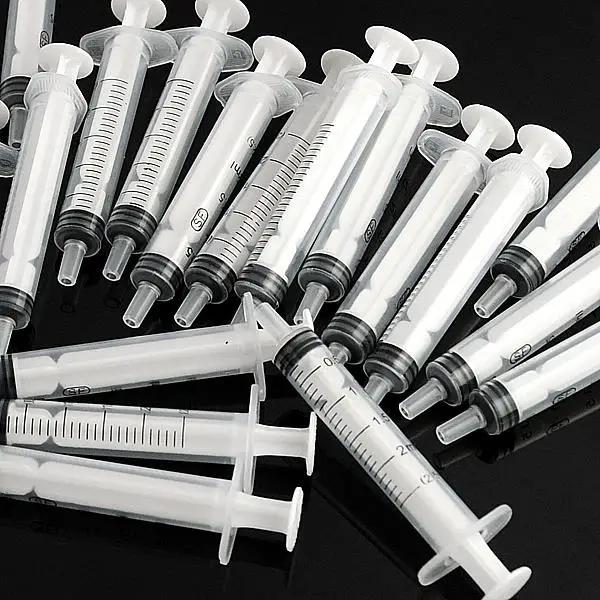 5-100 Pcs 2/2.5ml Plastic Syring Individually Packaged Nutrient Syringe Measuring For Animal Food Feeding Tools Without Needles