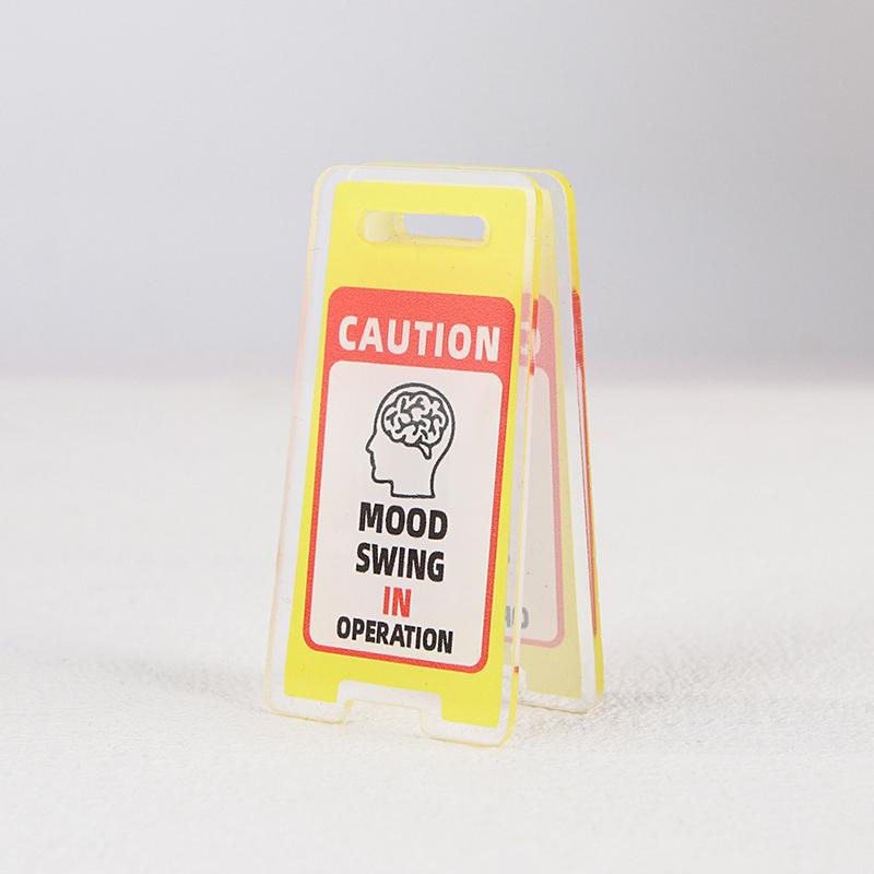 Acrylic Desk Sign "Leave Me Alone, I'm Busy" - Humorous Office Decor, Unisex Gift For Coworkers, Versatile Room Decor