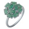Silver Ring with Natural Emerald 2.05ct (1988206)