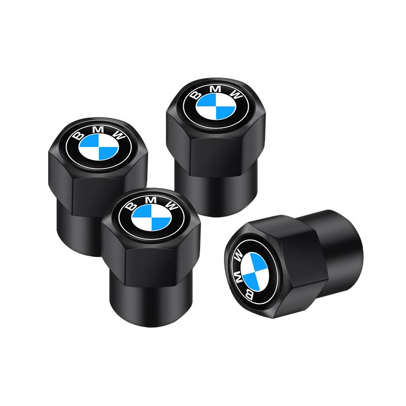 BBIZ5 4Pcs Car Wheel Tire Air Valve Caps Stem Cover with Color Brand Logo For BMW X1 X3 X5 F31 F30 F10 F11 E70 F25 F01 F02 F26 F23 F45
