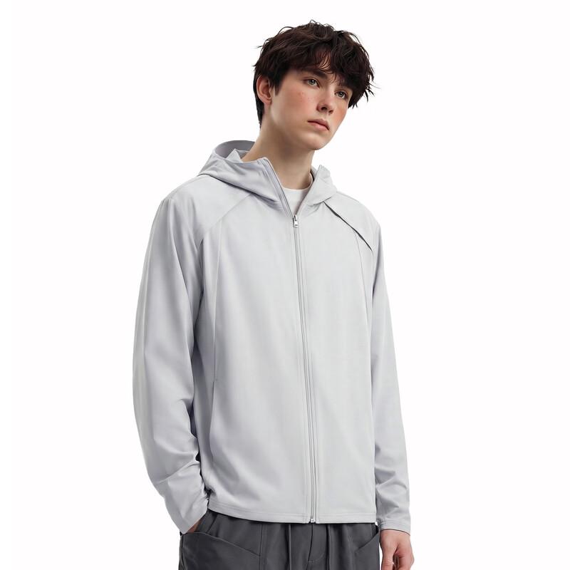 Fingercroxx IT Men's Color-block Hooded Sun Protection Jacket