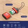 Мини-картридер USB2.0 для карт TF с алюминиевым корпусом и цепочкой - Универсальный для мобильных телефонов и компьютеров