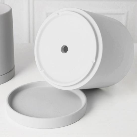 Цветочный горшок для дома и улицы, глиняный горшок для растений, устойчивый к УФ-излучению, устойчивый к трещинам, большой горшок для зеленых растений, декор для дома и сада