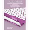Purple Body Massager Cushion Mat Relieve Acupressure Yoga Pad Set With Pillow