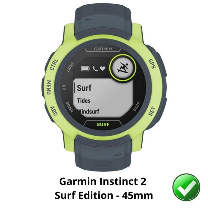 Защитная пленка для Garmin Instinct 2 Surf Edition - 45 мм [Набор 6 шт.] Ультратонкая прочная защитная пластиковая пленка Phonillico