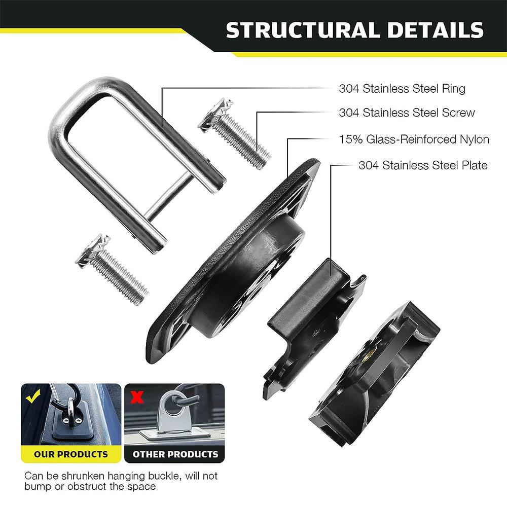 Выдвижные крепежные анкеры для кузова грузовика для Ford F150 98-14 Ford Super Duty 98-16 Chevrolet Silverado GMC Sierra 99-13 Dodge RAM