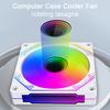 Вентилятор RGB Chassis 1800 об/мин высокоскоростной малошумный энергоэффективный 5 В/3PIN ARGB вентилятор охлаждения корпуса компьютера радиатор