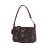 Coach Кожаная сумка на плечо, клатч-пошетт Nolita, маленькая женская, многоцветная, коричнево-бордовая C7659-IMBMC