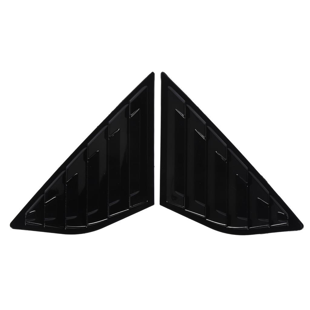 Крышка жалюзи заднего окна, глянцевая черная, ABS, треугольная, боковые жалюзи, крышка вентиляционного отверстия для Focus C346 Ha