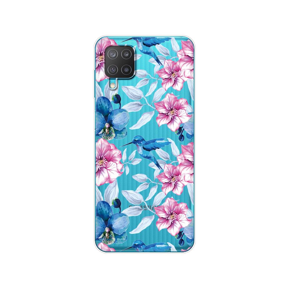 Чехол для Samsung M12, задняя крышка для телефона Samsung Galaxy M12 GalaxyM12 M 12 m127, мягкий чехол из ТПУ, силиконовый бампер, 6,5 дюйма