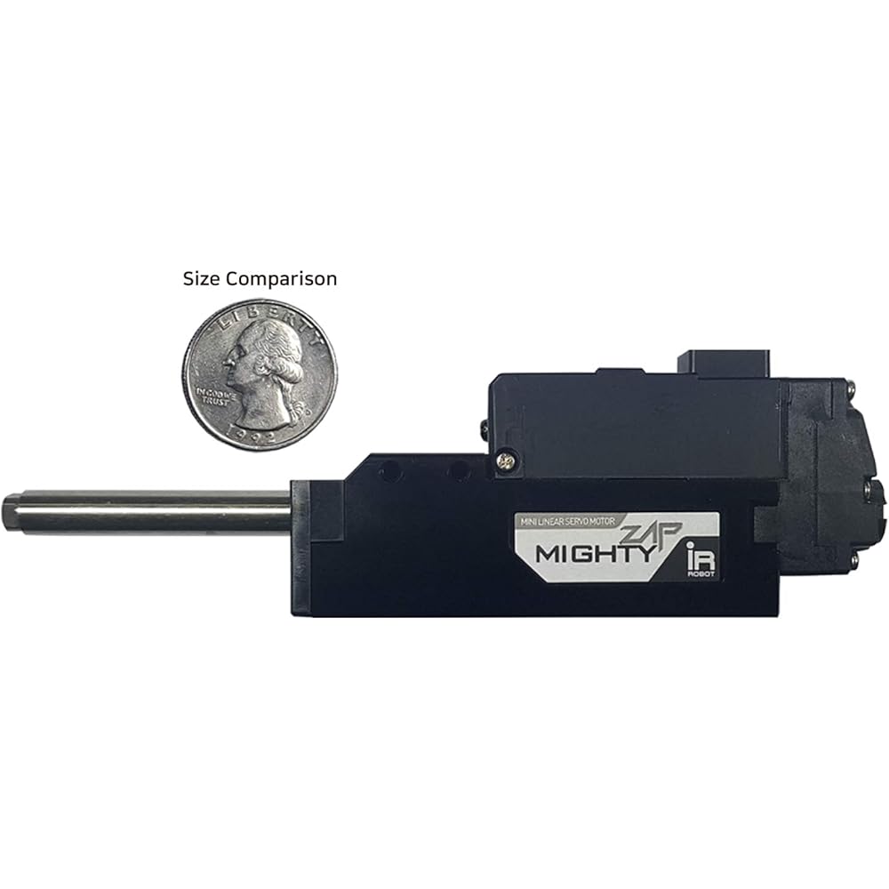 Hitec IR Robot Linear Servo Actuator, Industrial/Commercial, Mini/Micro, MIGHTY ZAP L12-20F-4