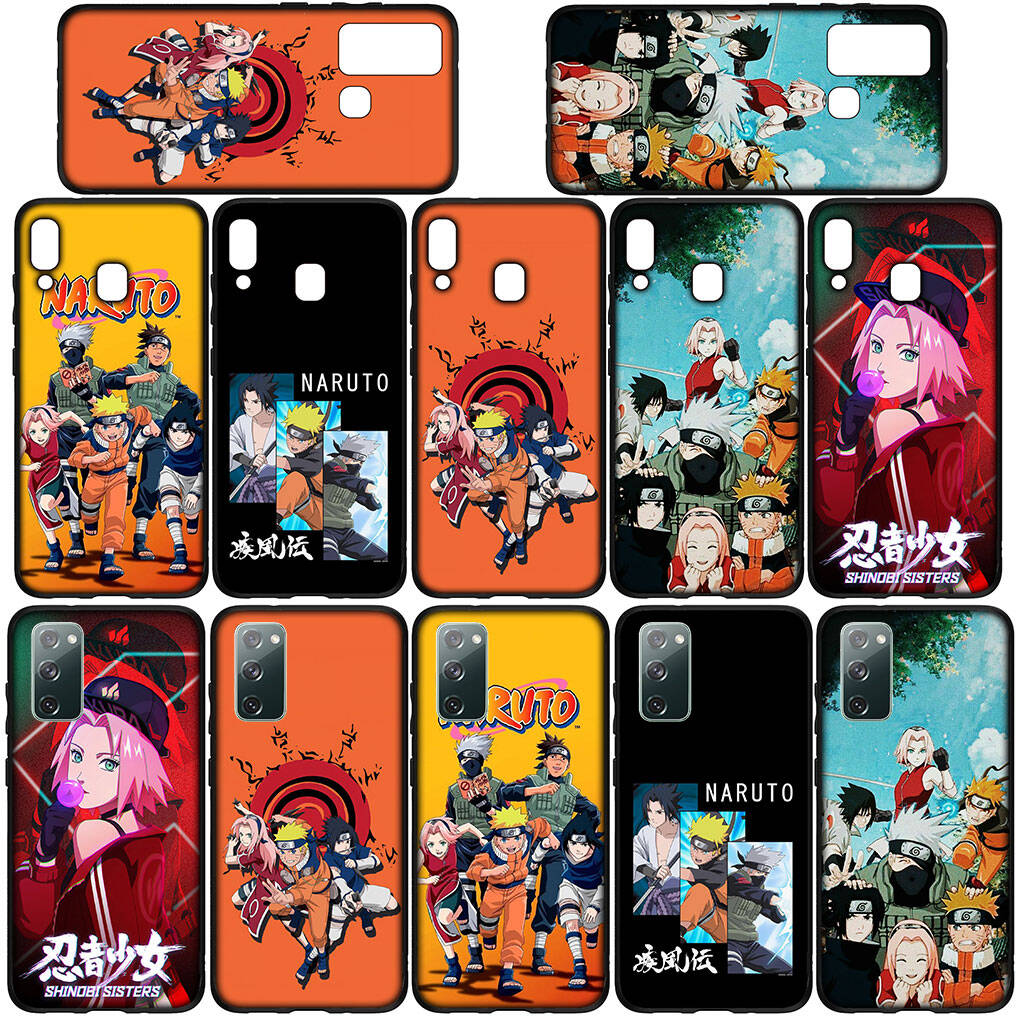 Case for iPhone 17 15 16 Plus Xiaomi Poco X7 X6 F8 F7 C85 C75 Redmi Note 14 12 11 13 Pro Max A4 14C 13C 15C Haruno Cute Sakura Sasuke Kakashi Narutos