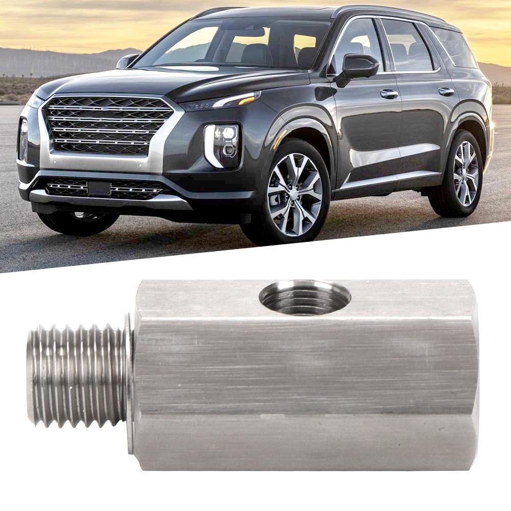 M12x1.5 18 NPT Turbo Oil Pressure Sensor Tee Adapter Stainless Steel Car Accessories