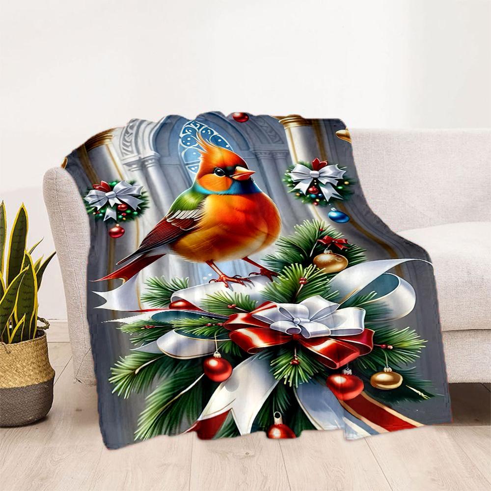 Christmas 82 Blanket Ultra-Soft Great for Couch Office Chair Bed Four Seasons Multipurpose Modern Style Perfect Gift for Relatives and Friends