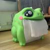 Прекрасные 3D-дизайны с лягушками Держатели для салфеток Ручная работа 3D-печатный стенд для салфеток Идеально подходит для добавления очарования в вашу ванную комнату